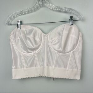 Elegant White Bustier Top